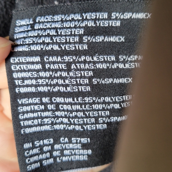 Guess S/CH Soft Shell Hooded Military Green Zip Women's Jacket Pockets Logo - Picture 9 of 13